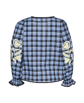 Sissel Edelbo - Fran Skjorte - Blue Checks - Onesize